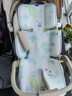 babycare自然凉选车席透气宝宝专用手推车坐垫通用席子薄荷冰柠38×70CM 实拍图