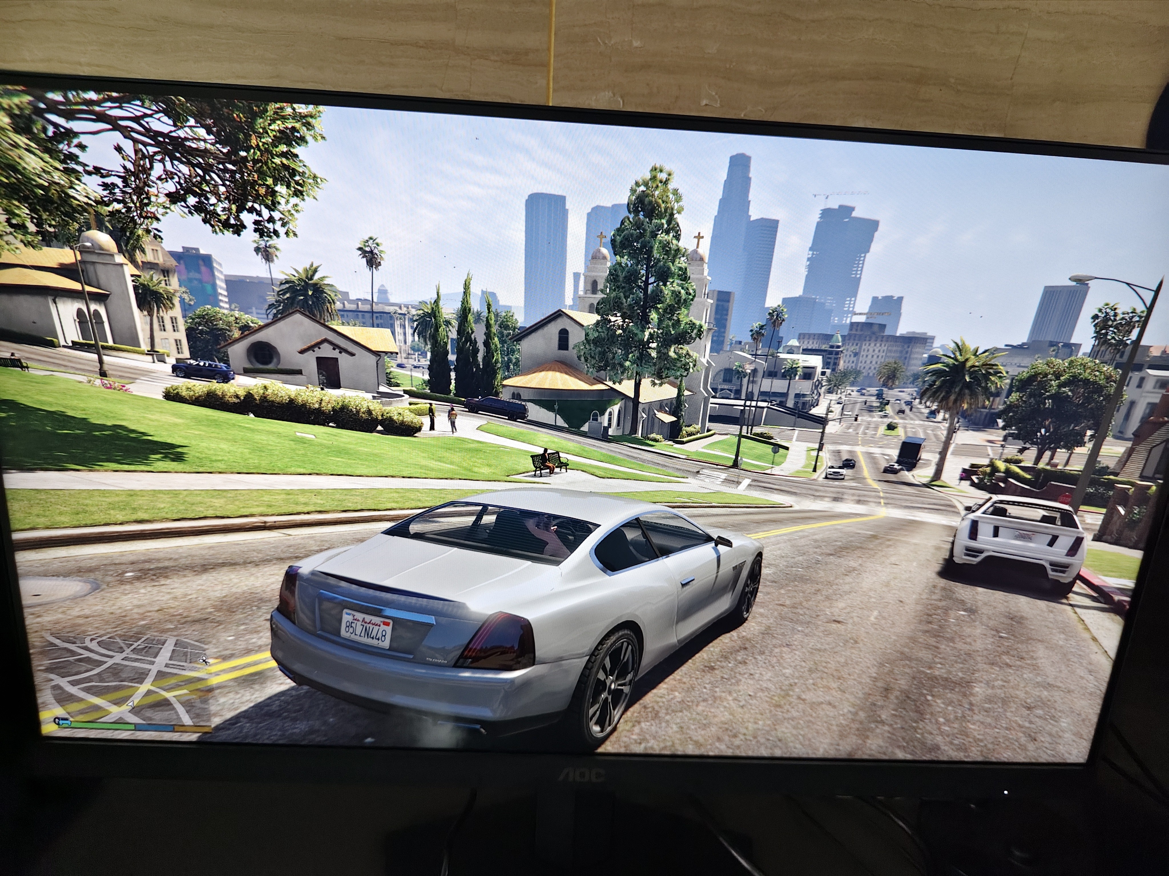 AOC 23.8英寸2K 260Hz FastIPS 快速液晶1ms 硬件低蓝光 三角洲游戏电竞电脑显示器 新战神Q24G41ZE 实拍图