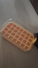 ecoco按压冰块模具定量冰格家用带盖自动注水食品级冰箱制冰盒E25004黄 实拍图