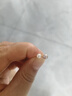 Lnieer999足银淡水珍珠耳钉女防堵针养耳洞小耳环高级感耳骨钉2026耳饰 4mm白色淡水珍珠耳钉【999足银】 实拍图