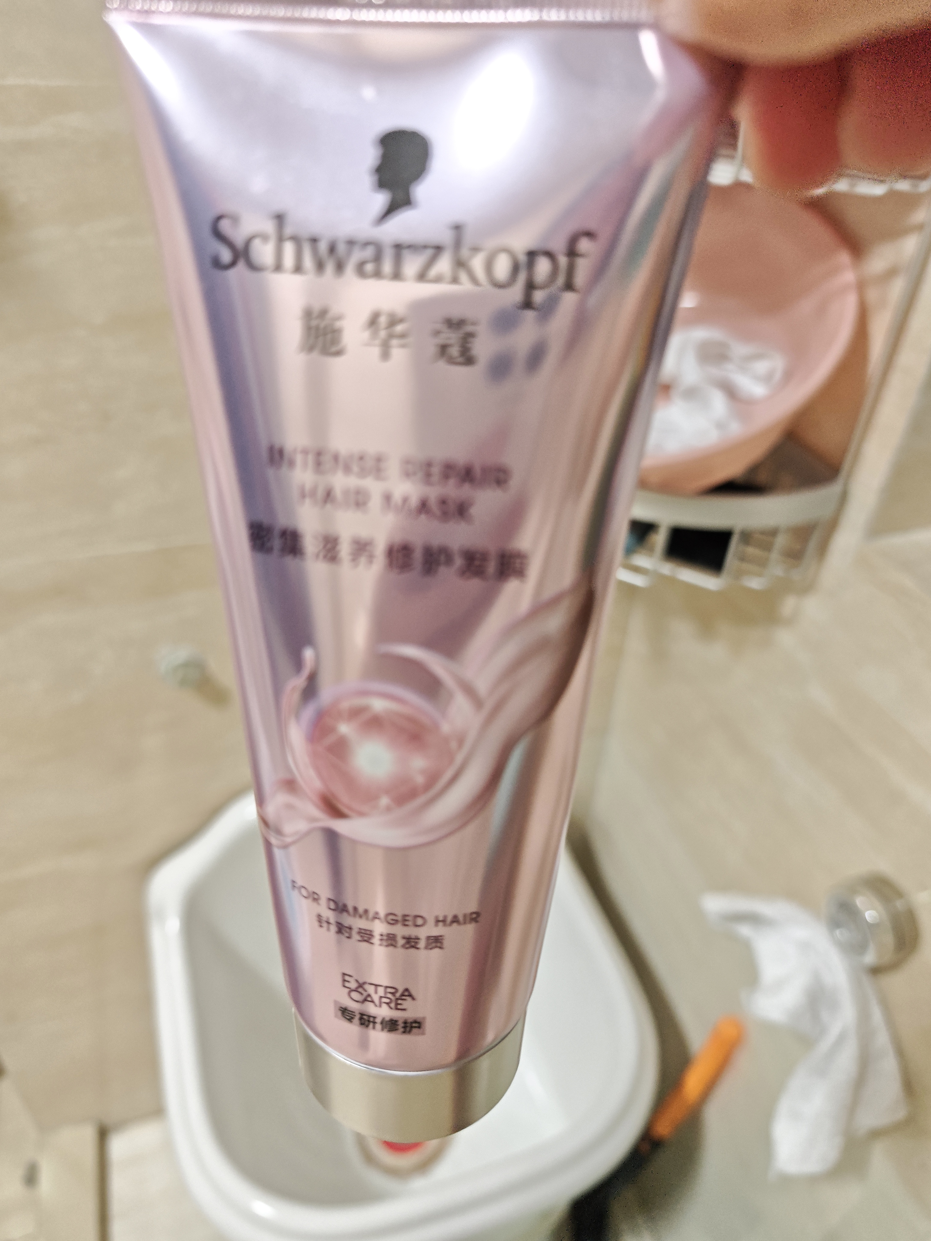 施华蔻（Schwarzkopf）密集滋养修护发膜200ml(护发素 洗护柔顺 染烫修护 时空发膜) 实拍图