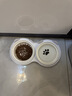 licheers猫碗陶瓷猫粮双碗斜口不黑下巴宠物幼猫咪吃饭食盆喝水喂食一体 实拍图