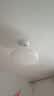 欧普照明（OPPLE）风扇灯吊扇灯24瓦空调搭子照明低噪音餐厅电风扇卧室厨房 冰风白 实拍图