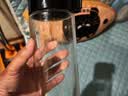 希诺单层玻璃杯大容量便携提环运动水杯男过滤泡茶杯子XN-9075 530mL 实拍图
