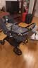 博格步（BUGABOO） FOX CUB 荷兰全功能高景观婴儿推车可坐躺 黑架风暴蓝布组 实拍图