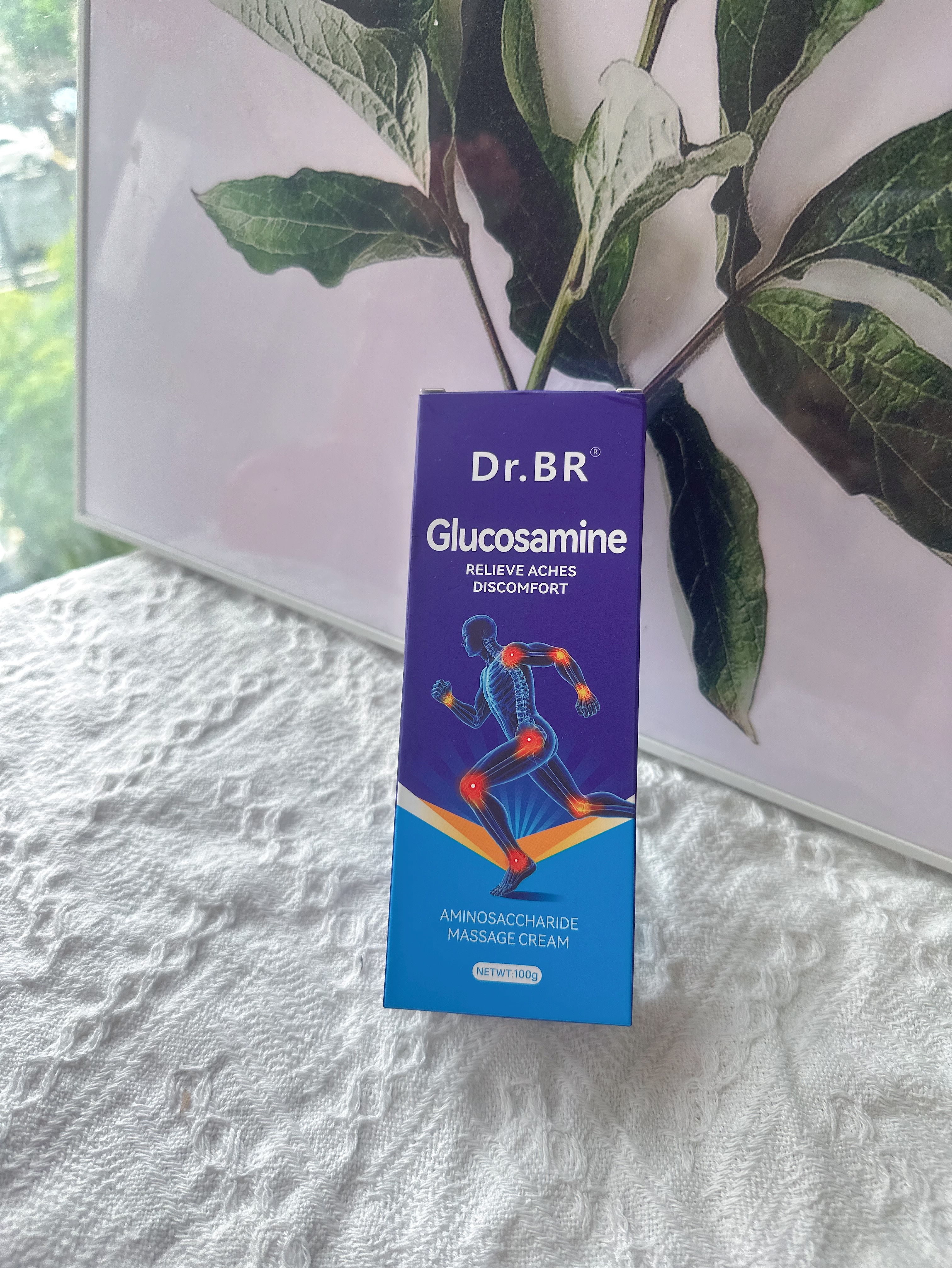DR.BR氨糖软骨素按摩膏全身关节响膝盖疼积液滑膜炎半月板损伤涂抹膏药 氨糖按摩膏一支体验装 实拍图
