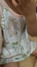 威尔贝鲁（WELLBER）儿童睡衣家居服男女童竹棉纱布家居套装春夏花园小兔长袖120 实拍图