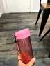 特百惠（Tupperware）茶韵500ml塑料杯男女士学生运动水杯子大容量泡茶杯 冰沙紫 实拍图