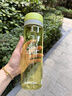乐扣乐扣水杯夏季户外运动水杯男女学生水杯透明塑料大容量便携随手杯旅行 绿色 770ml 实拍图
