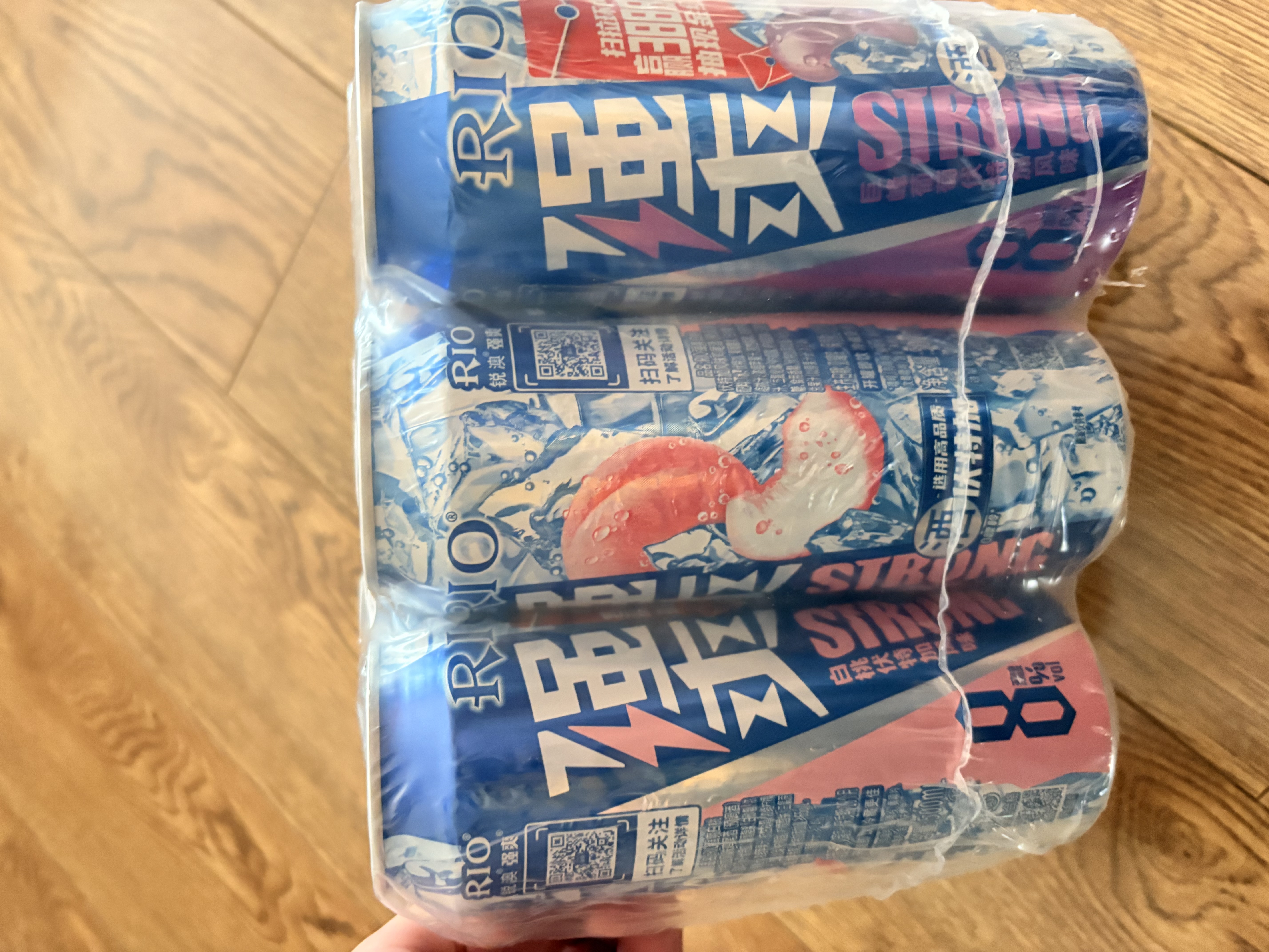 锐澳（RIO）洋酒 预调酒 鸡尾酒 冰饮果酒甜酒伏特加 强爽8度系列 500ml*6罐 实拍图