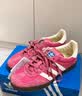adidas「T头鞋」STADT经典时尚薄底运动板鞋男女阿迪达斯三叶草   浅粉/汉玉白/树脂黄 (推荐女生买小半码)   37 实拍图