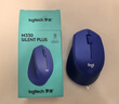 罗技（Logitech）M330 静音鼠标 无线鼠标 办公鼠标 右手鼠标 蓝色 带无线2.4G接收器 实拍图