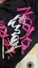 POUM男女士短袖夏季美式潮流宽松薄款休闲内搭纯棉t恤PH04黑色L 实拍图