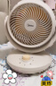 美的（Midea）【小型风扇】轻音台式桌面空气循环扇家用柔风电风扇宿舍办公迷你台扇落地扇空调伴侣 GAF18AD 实拍图