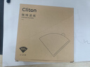 CLITON咖啡滤纸 原木便携滴漏式手冲咖啡粉过滤网 V型滤杯用滤纸100张 实拍图
