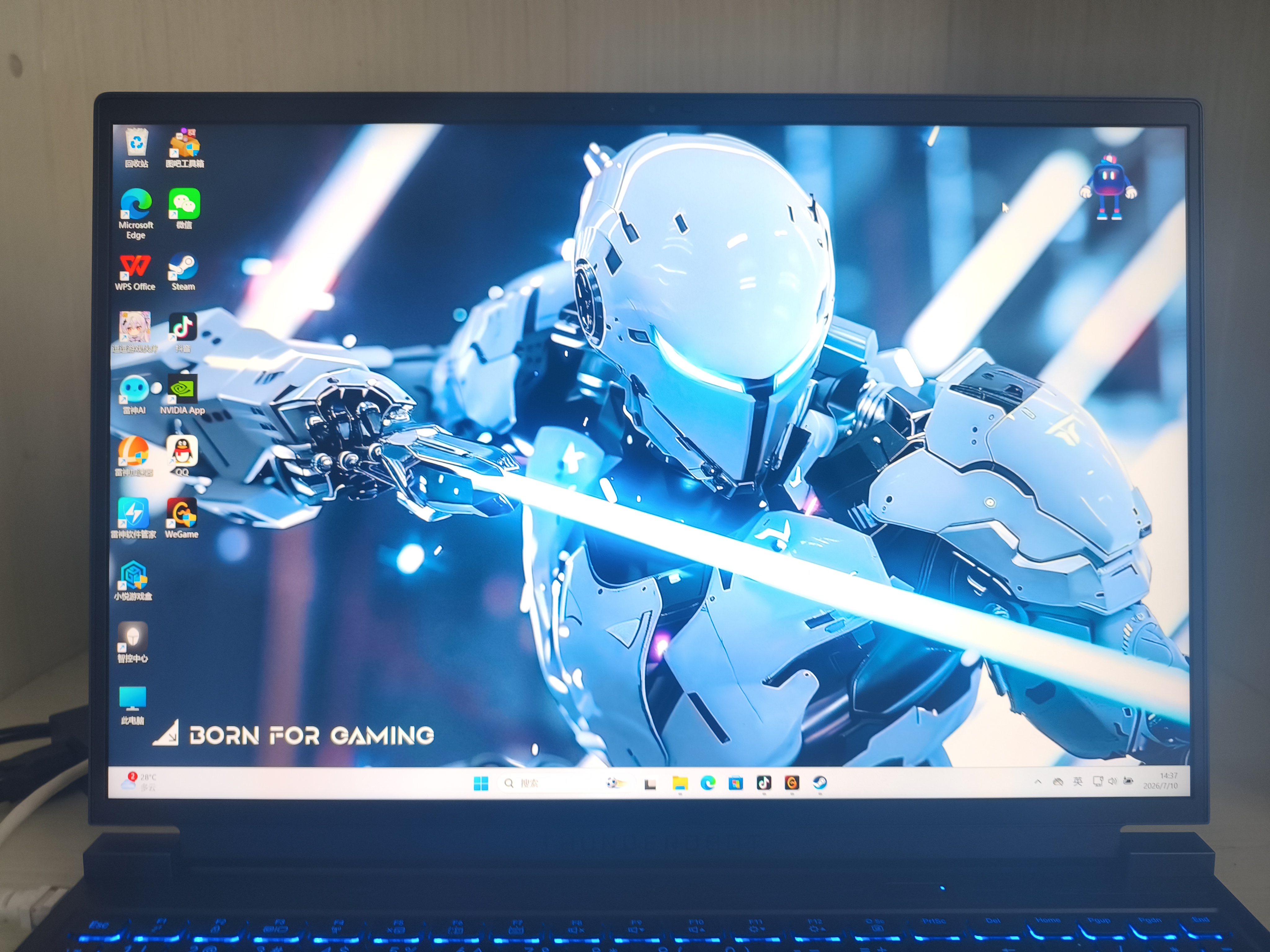 雷神猎刃S 16英寸游戏本笔记本电脑（英特尔酷睿i9HX RTX5070Ti 16G 1T）国家政府补贴 实拍图