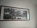 墨绰宝地福居山水画靠山图客厅装饰画办公室挂画沙发背景墙画茶室壁画 宝地福居A1 195*85cm(实木边框+宣纸锦绫装裱+有机玻璃) 实拍图