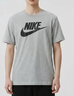 耐克NIKE男子短袖T恤运动宽松休闲透气圆领运动上衣AR5005-066灰L 实拍图