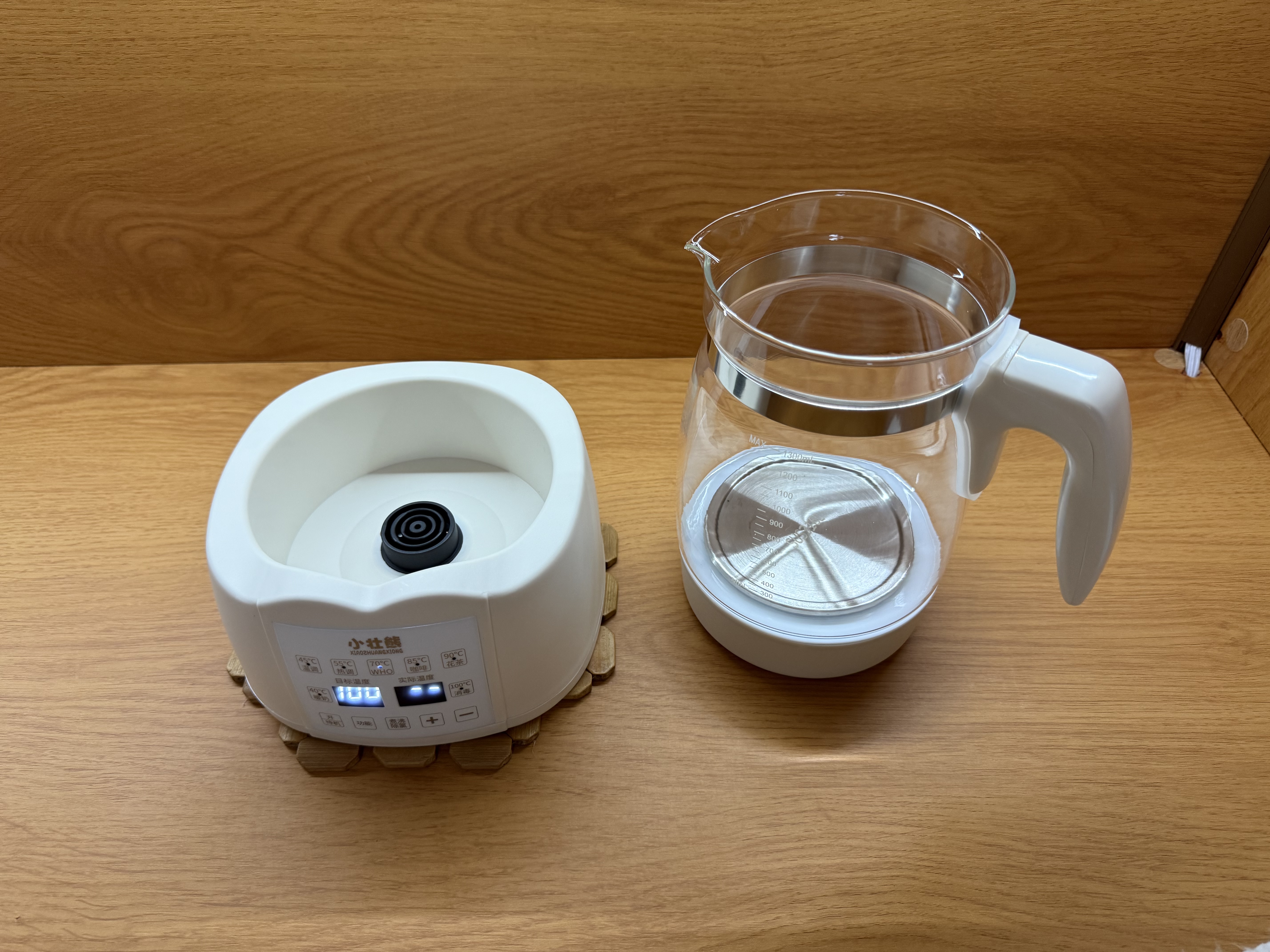 小壮熊恒温水壶恒温壶婴儿调奶器热烧水壶温热暖奶器冲奶电热水壶家用 实拍图