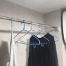 MYMOODHOUSE伸缩晾衣杆免打孔不锈钢伸缩杆窗帘杆浴室浴帘杆衣柜挂衣杆可伸缩 实拍图