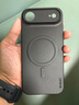 麦麦米适用适用iphone air手机壳 磁吸精孔超薄原创轻奢 苹果air手机简约壳精致商务还原原机手感 纯黑 实拍图