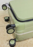 汉客行李箱男拉杆箱女旅行箱52升大容量22英寸青竹绿镇店铝框前侧开盖 实拍图