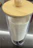 八千行一次性功夫茶杯茶具60ml稻壳茶杯高档加厚耐热品茗茶杯 96只+杯架 实拍图