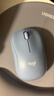 罗技（Logitech）M221 轻音鼠标 无线鼠标 办公鼠标 对称鼠标 带无线微型接收器 雾霭蓝 实拍图
