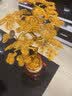 赟娅金色摇钱树发财树招财摆件电视酒柜轻奢高档装饰乔迁新居开业礼物 金色发财树【加密多叶款】38cm 实拍图