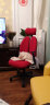 普格瑞司电脑椅子家用电竞座椅游戏椅人体工学办公椅工程学双背椅PH-08BH 红色-双背椅国家专利设计 固定扶手 实拍图