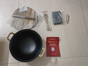 王源吉铁锅炒锅双耳苏锅王老式家用圆底无涂层手工龟纹大肚不粘炒锅30cm 实拍图