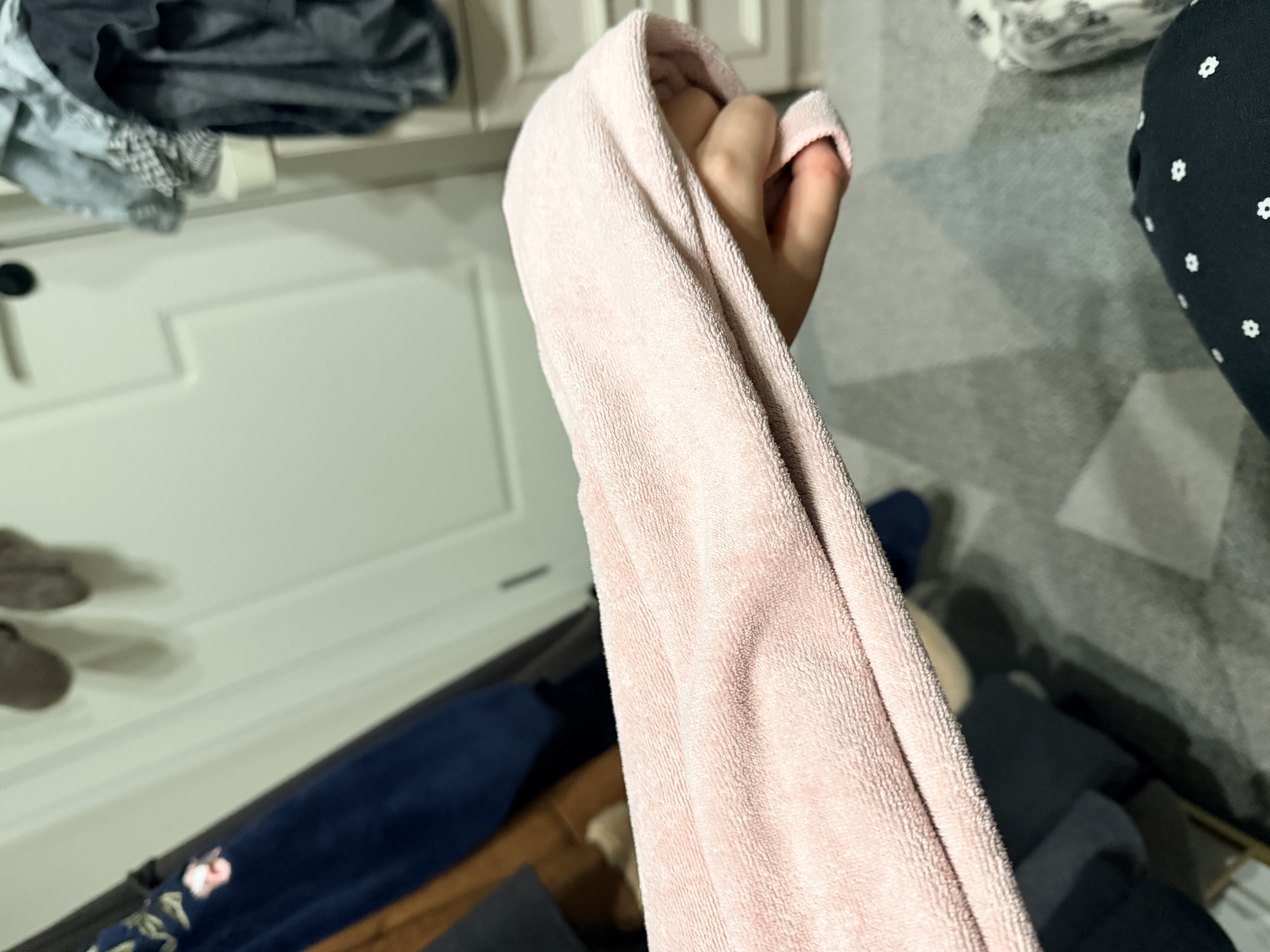 名创优品（MINISO）三丽鸥超细纤维浴巾柔软吸水速干洗澡浴巾140x70cm酷洛米1条装 实拍图