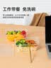 特美居（temeiju）一次性饭盒长方形透明塑料快餐盒加厚带盖打包盒餐具50套装1000型 实拍图