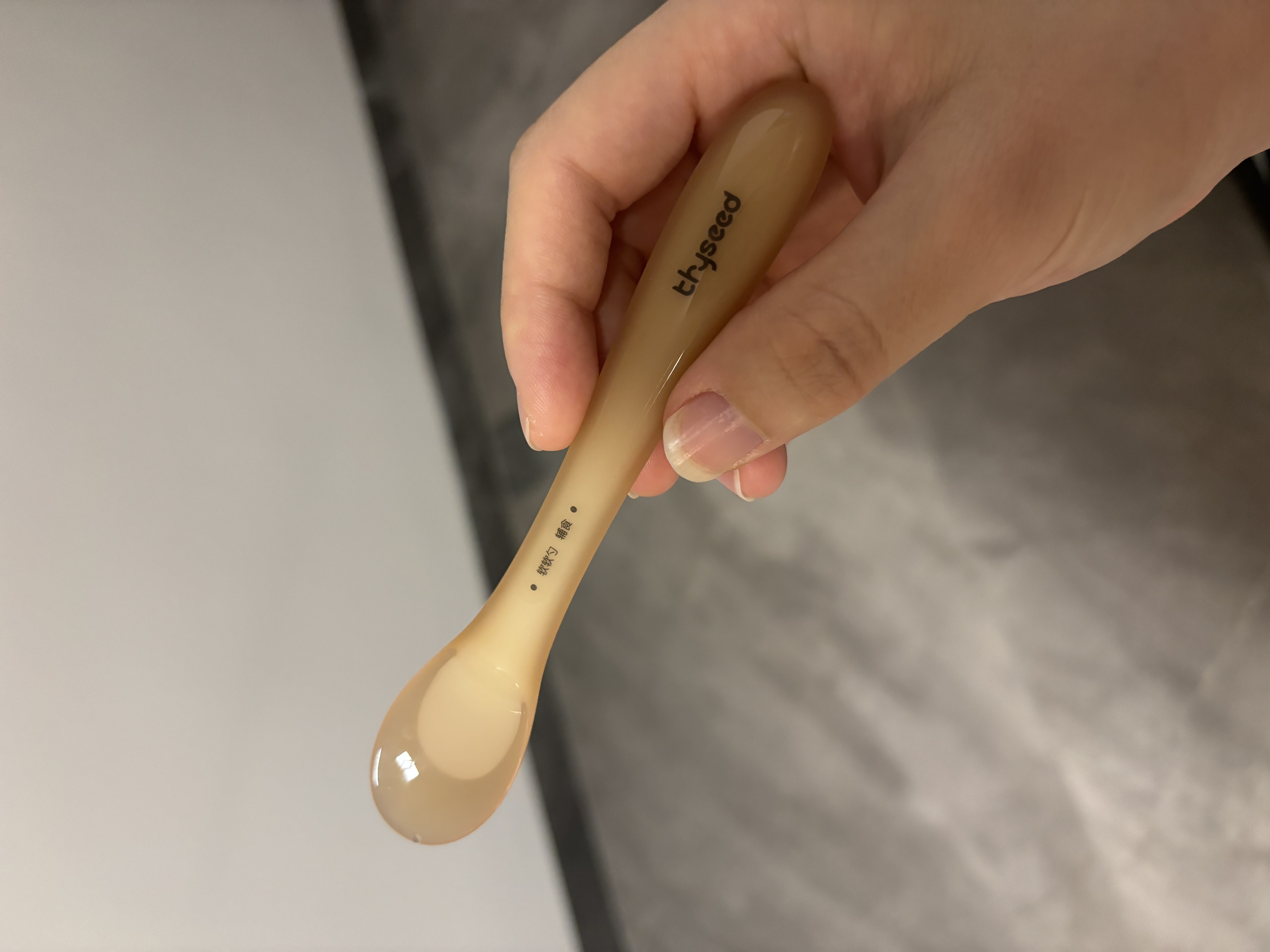 世喜辅食勺硅胶勺新生儿宝宝勺子婴儿勺子辅食工具儿童餐具硅胶便携 辅食勺-单只装 实拍图