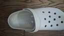 名创优品（MINISO）洞洞鞋男女夏季外穿沙滩凉鞋防滑厚底踩屎感包头凉拖鞋骨白44-45 实拍图