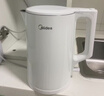 美的（Midea）电热水壶食品级304不锈钢自动断电双层防烫全钢无缝1.5L容量 MK-HJ1566 实拍图
