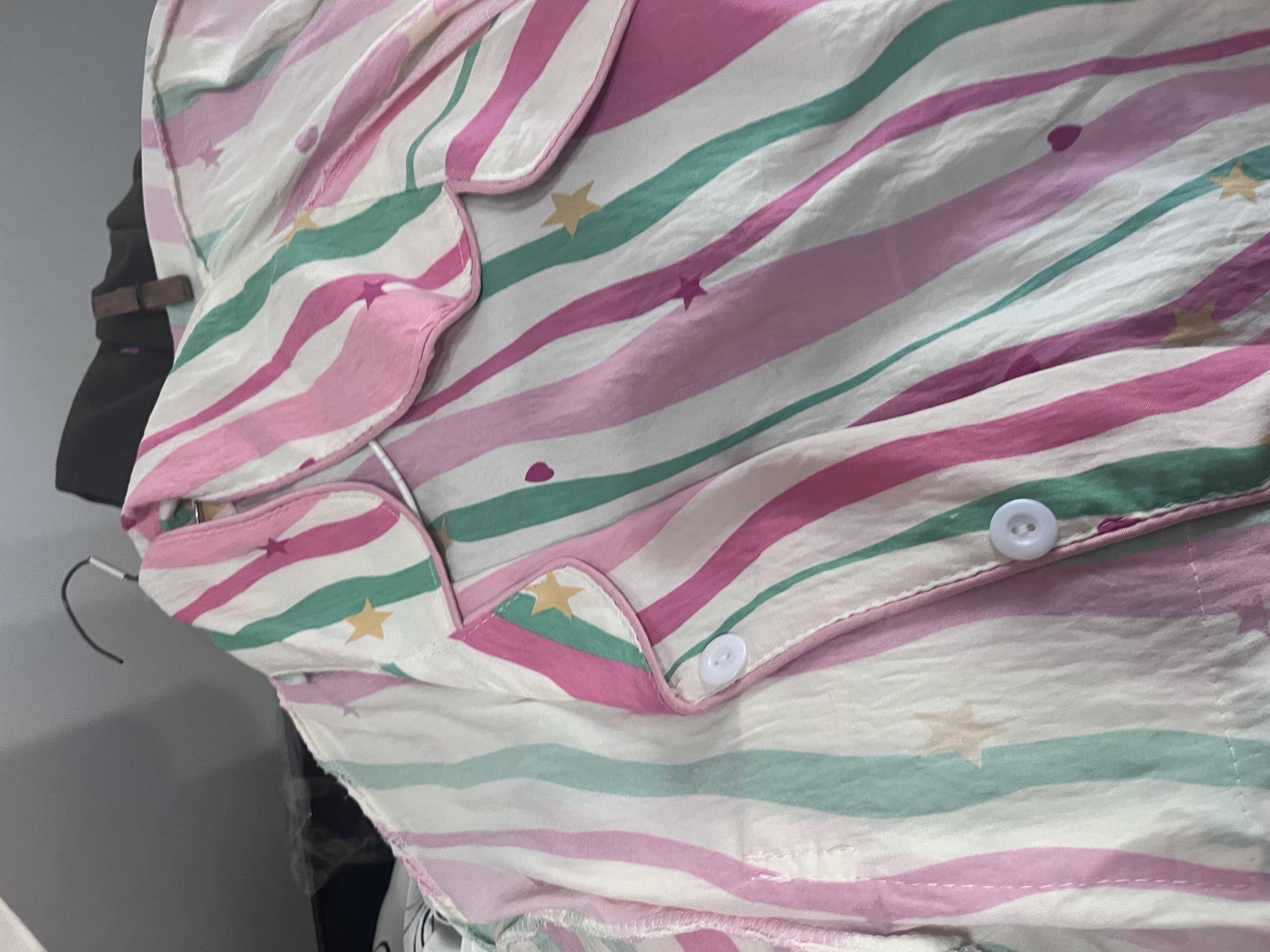 浪莎多巴胺睡衣女薄款云朵棉网红风短袖短裤可外穿潮女士家居服 实拍图