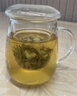 物生物（RELEA）玻璃杯男女士茶水分离杯耐高温办公泡茶杯带把高硼硅水杯花茶杯子 实拍图
