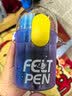 得力（deli）星球杯24色食品级水彩笔 学生绘画安全水性墨水可水洗不透纸手绘咕卡画画儿童礼物便携手提桶毕业 实拍图