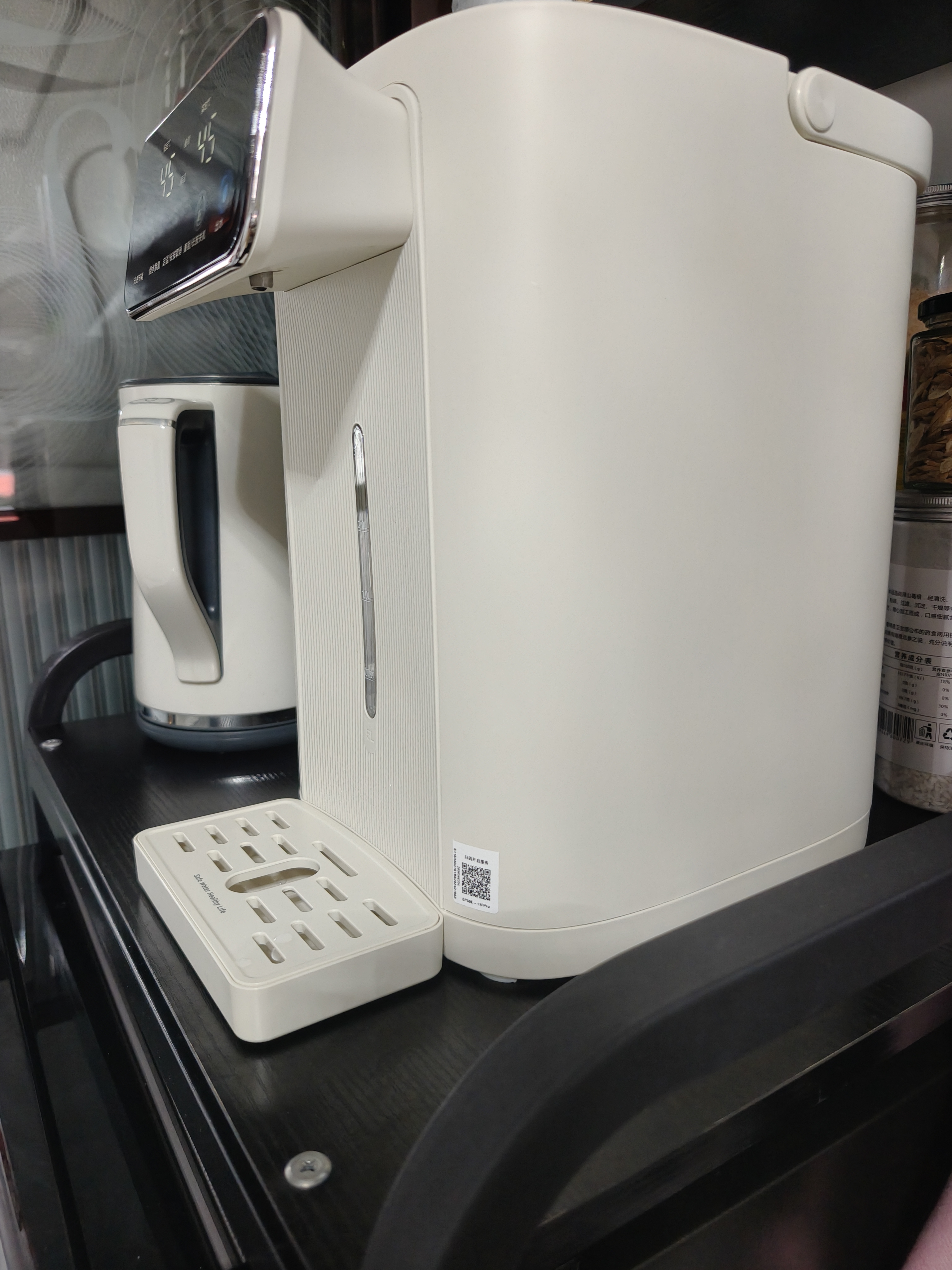 美的（Midea）小魔方电热水瓶可拆5L恒温一体全自动除氯电热水壶316L不锈钢内胆保温水壶非即热式饮水机熟水机 5L 【小魔方SE】壶身分离 实拍图