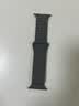 MSSM适用苹果手表表带S12/S11 Apple iWatch手表磁吸表带S10/9/8/SE3/Ultra4硅胶表带 黑配灰44-49 实拍图