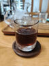 泰摩日式锤目纹耐热玻璃杯茶杯 单品咖啡杯 咖啡品杯2个装 实拍图