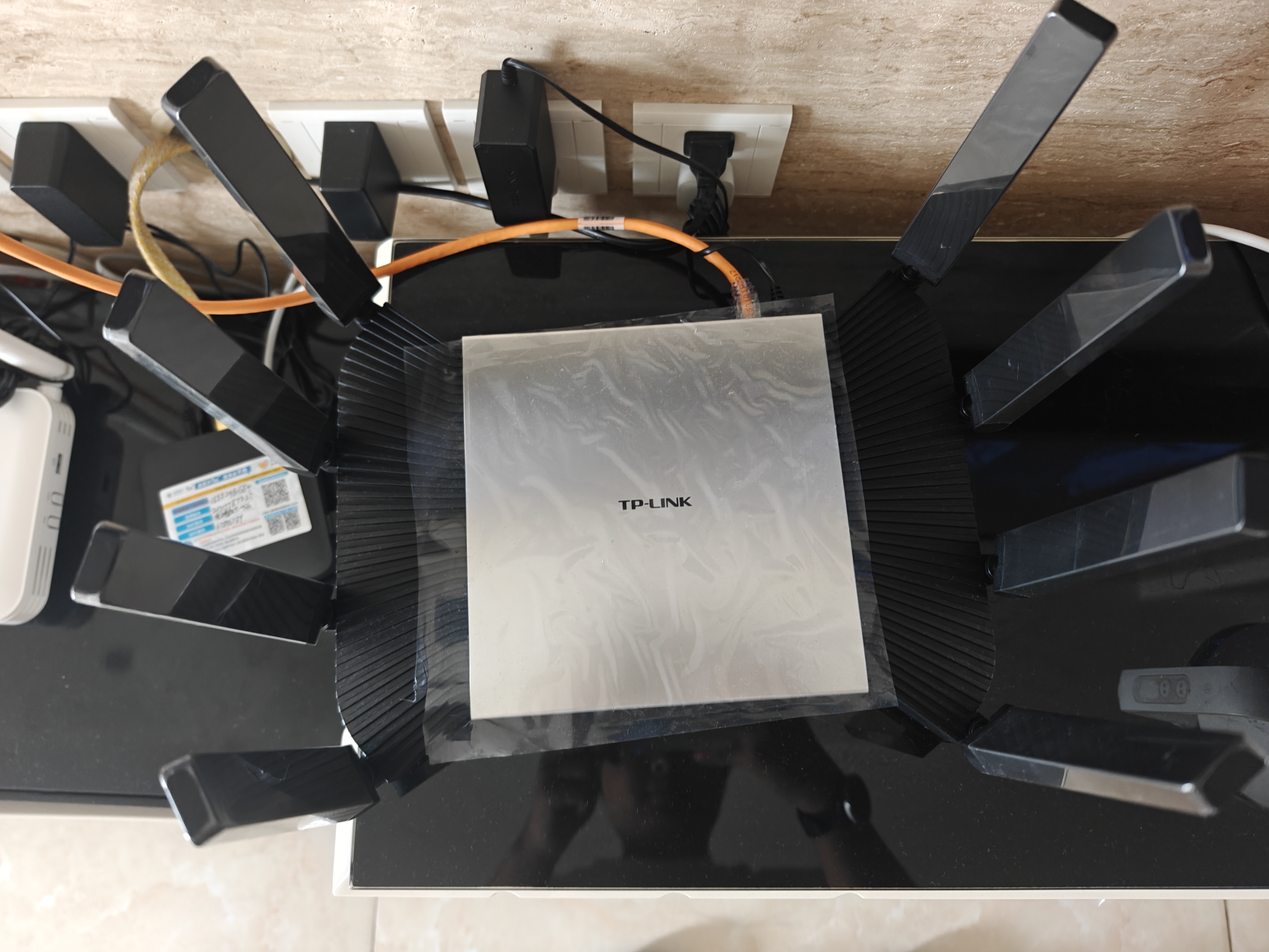 普联（TP-LINK）BE7200 WiFi7千兆双频无线路由器 7200M游戏加速 家用穿墙 四2.5G网口 独立FEM 信号增强 7DR7290 实拍图