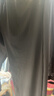 罗蒙（ROMON）休闲裤子夏季男士冰丝速干直筒长裤薄款运动裤子男JRY黑色平脚3XL 实拍图