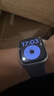 Apple/苹果 Watch S11 智能手表GPS款46毫米银色铝金属表壳雾紫色运动型表带S/M MEVW4CH/B 实拍图