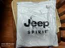 JEEP SPIRIT吉普短袖T恤男夏季纯色纯棉打底衫男士宽松圆领上衣男 白色 3XL 实拍图
