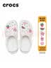 卡骆驰（CROCS）白鹿同款经典云朵洞洞鞋时尚百搭女鞋花园鞋|206750 白色-100(含智必星) 38 (240mm) 实拍图