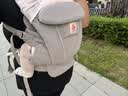 ERGObaby二狗婴儿背带透气新生儿腰凳M型坐姿出行带娃神器不闷汗Deluxe灰 实拍图