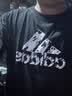 阿迪达斯（adidas）【特价清仓】夏季男女同款短袖男T恤跑步健身运动速干 黑白 3XL 实拍图