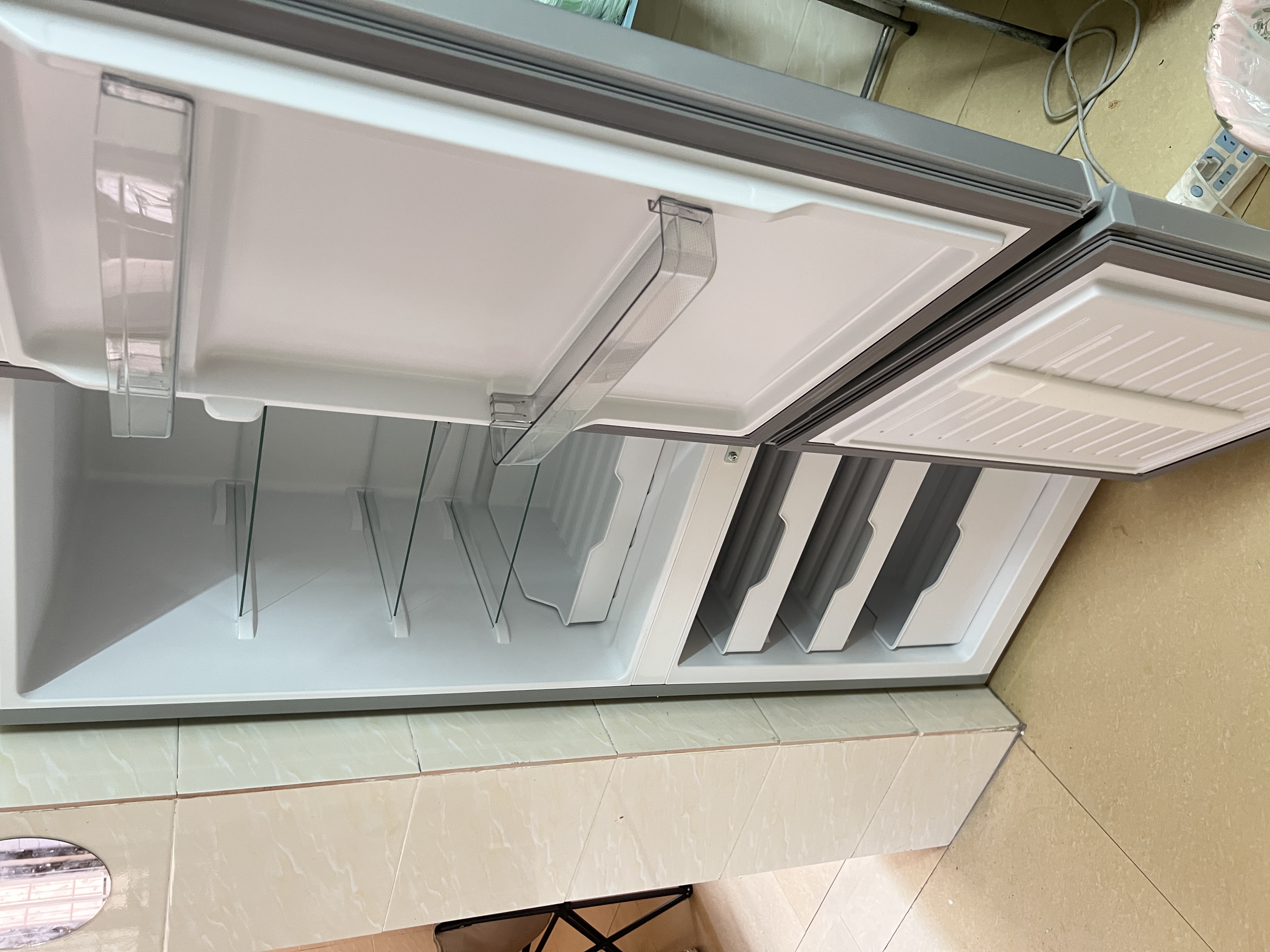 上菱183升两门小冰箱小型家用出租房小户型办公室宿舍双门电冰箱冷藏冷冻两用1-2人以旧换新BCD-183D 实拍图